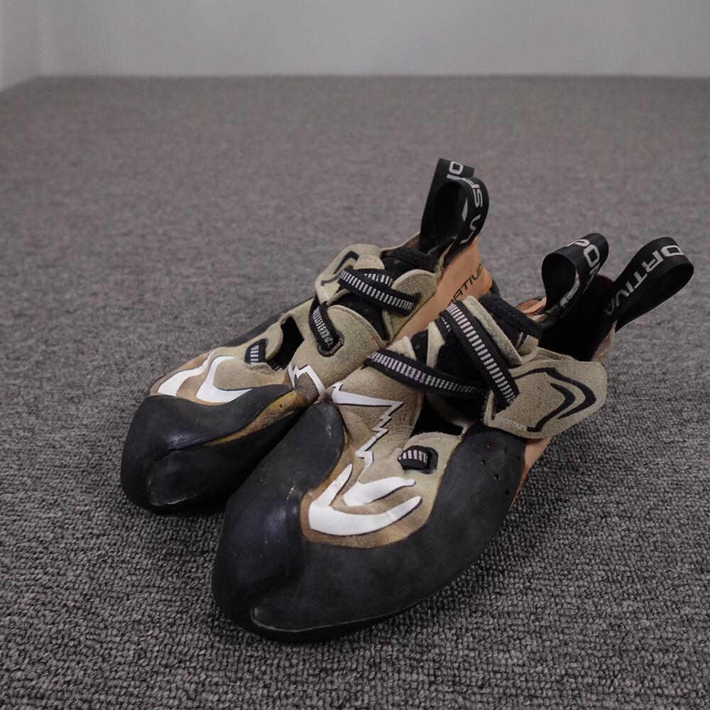 La Sportiva Climbing Shoes Mens 6 EU 38 Tan Black Rock Bouldering Gym